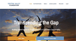 Desktop Screenshot of centralvalleyfoundation.org